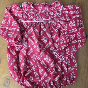 The Beaufort Bonnet Co Long Sleeve Floral Romper